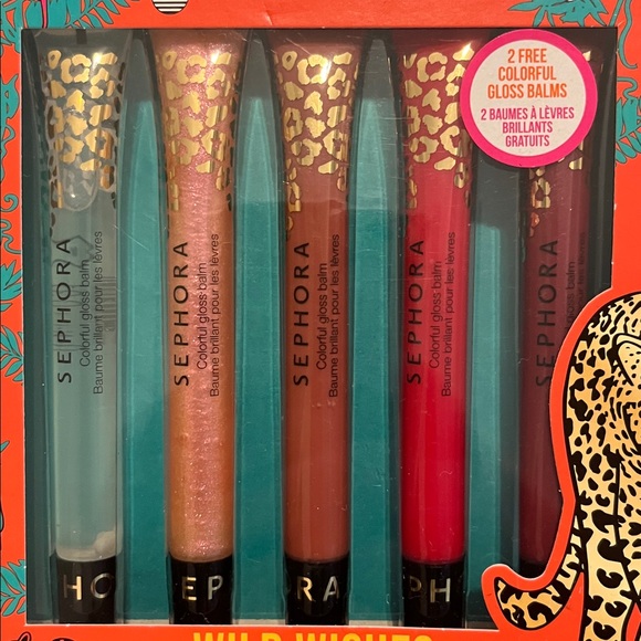 Sephora Wild Wishes Gloss Balm Set, 5 Lip Glosses - Picture 2 of 5